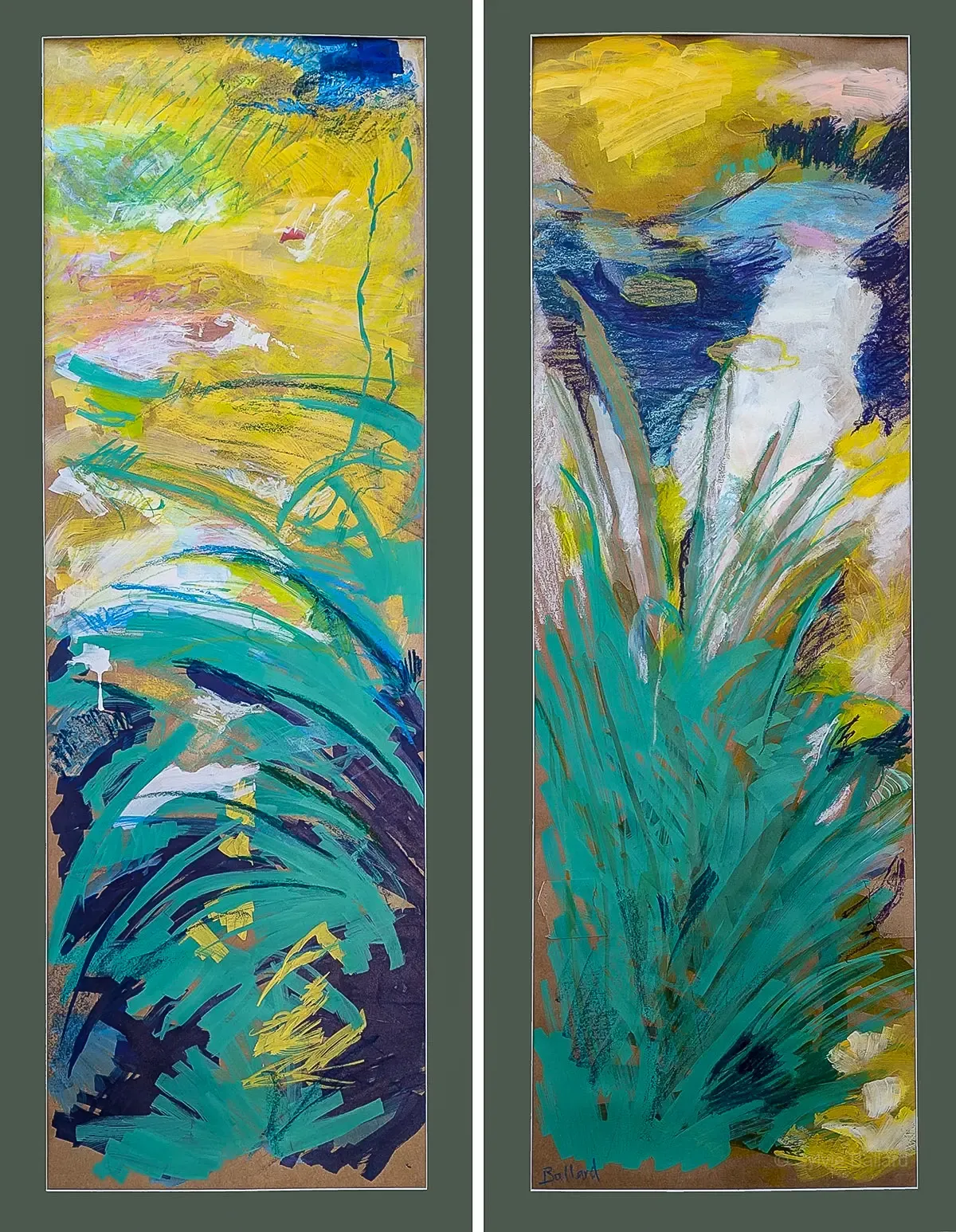 Variations végetale I et II - Variations végetale I et II : art contemporain inspiré par la nature et les jardins.